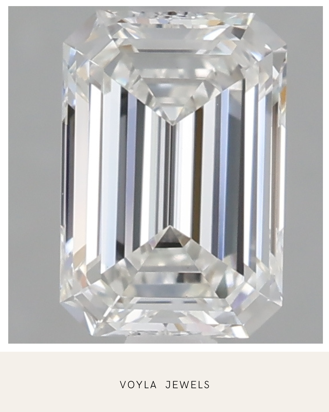 Lab Grown Emerald Diamond 1.00ct F VVS1