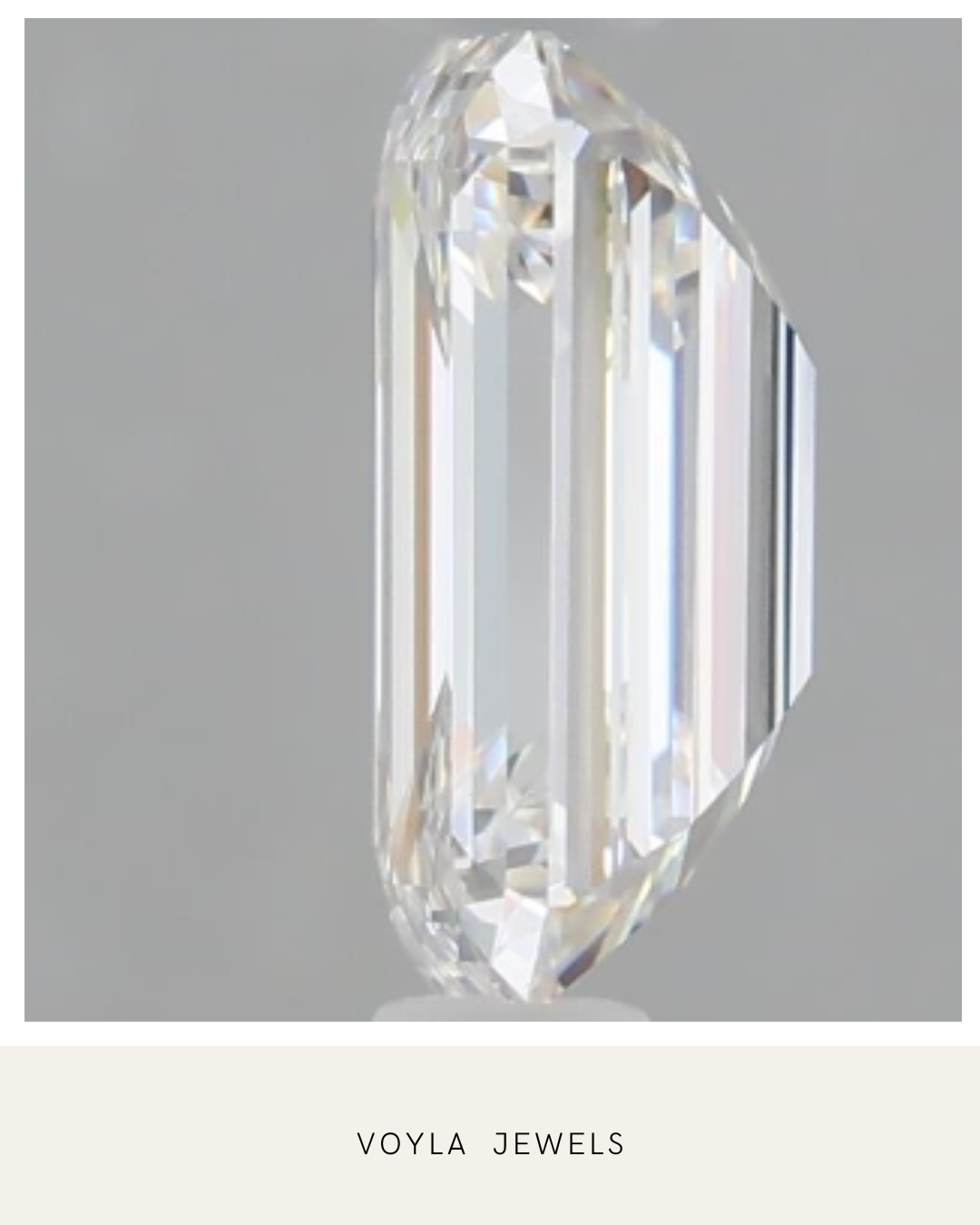 Lab Grown Emerald Diamond 1.00ct F VVS1