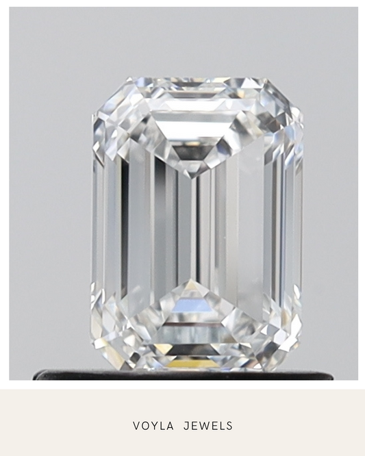 Lab Grown Emerald Diamond 1.00ct F VVS2