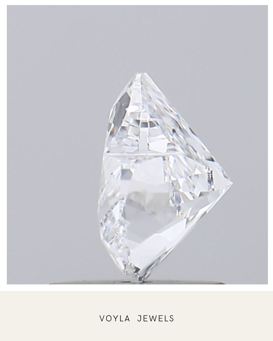 Lab Grown Heart Diamond 1.00ct D IF