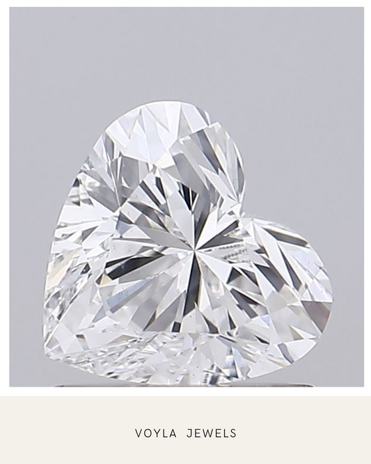 Lab Grown Heart Diamond 1.00ct D VS1
