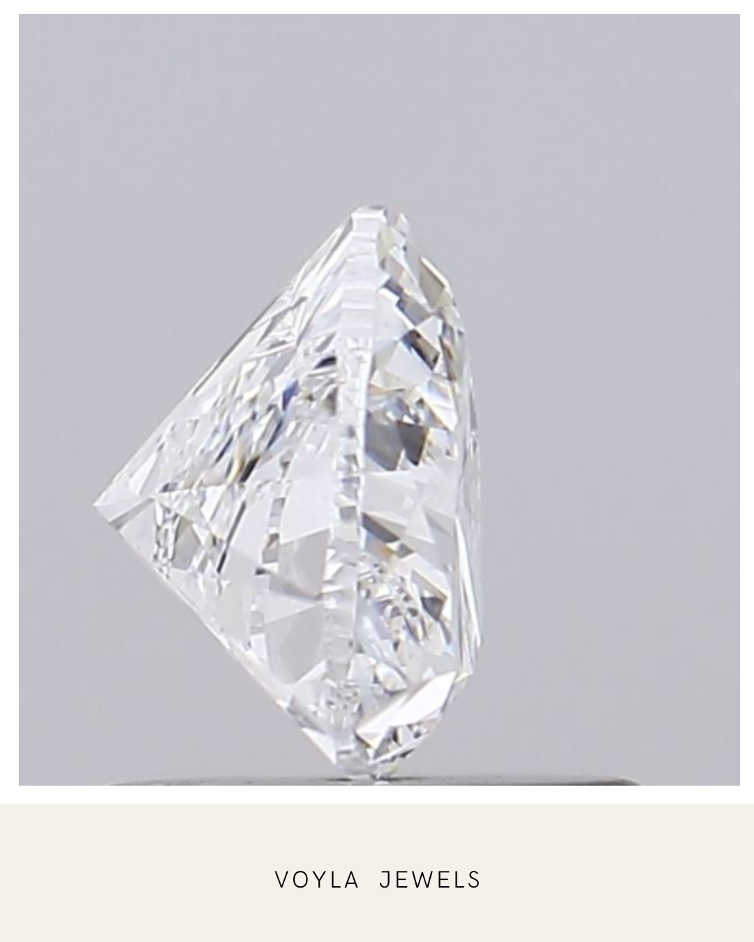 Lab Grown Heart Diamond 1.00ct D VS1