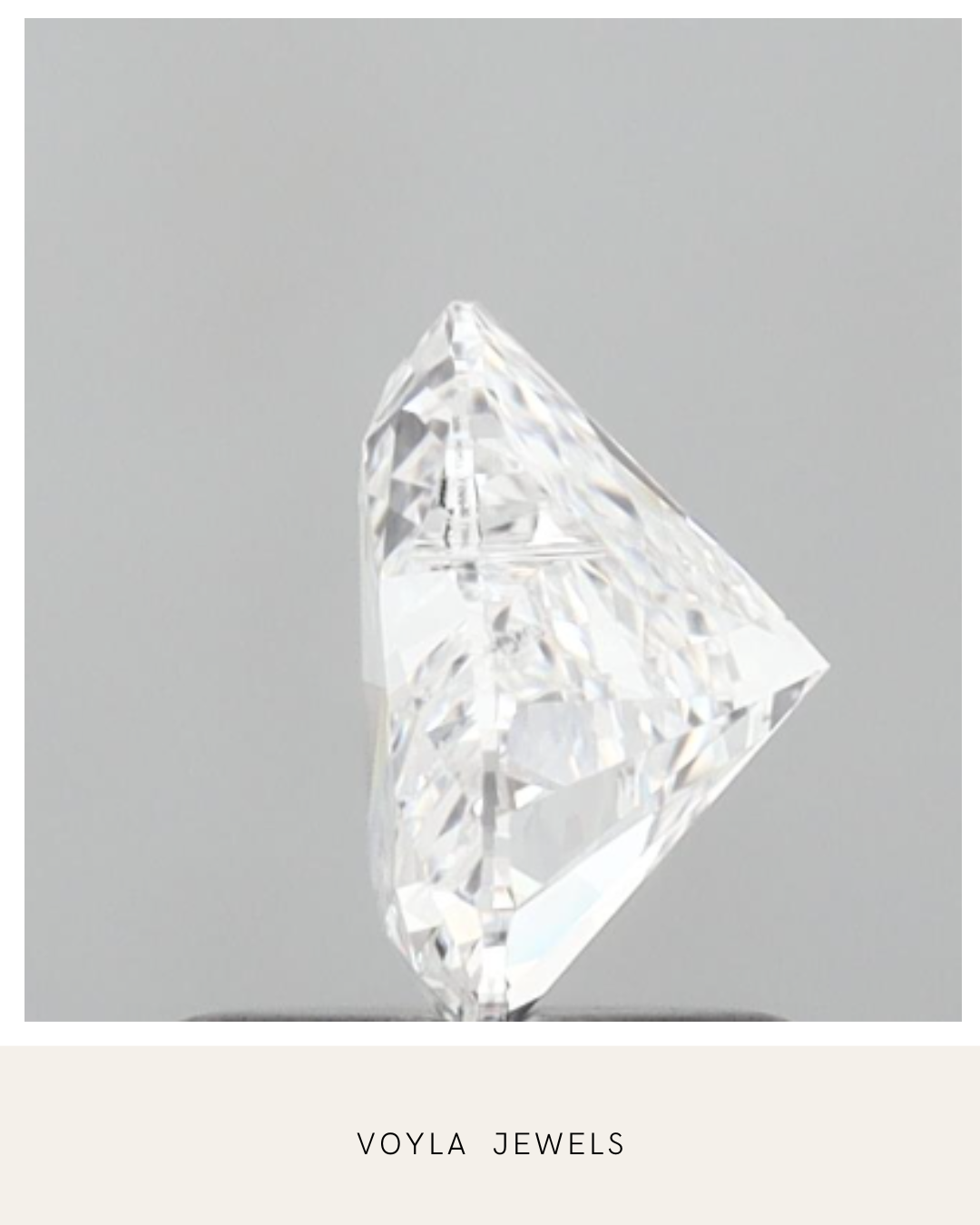 Lab Grown Heart Diamond 1.00ct D VS2