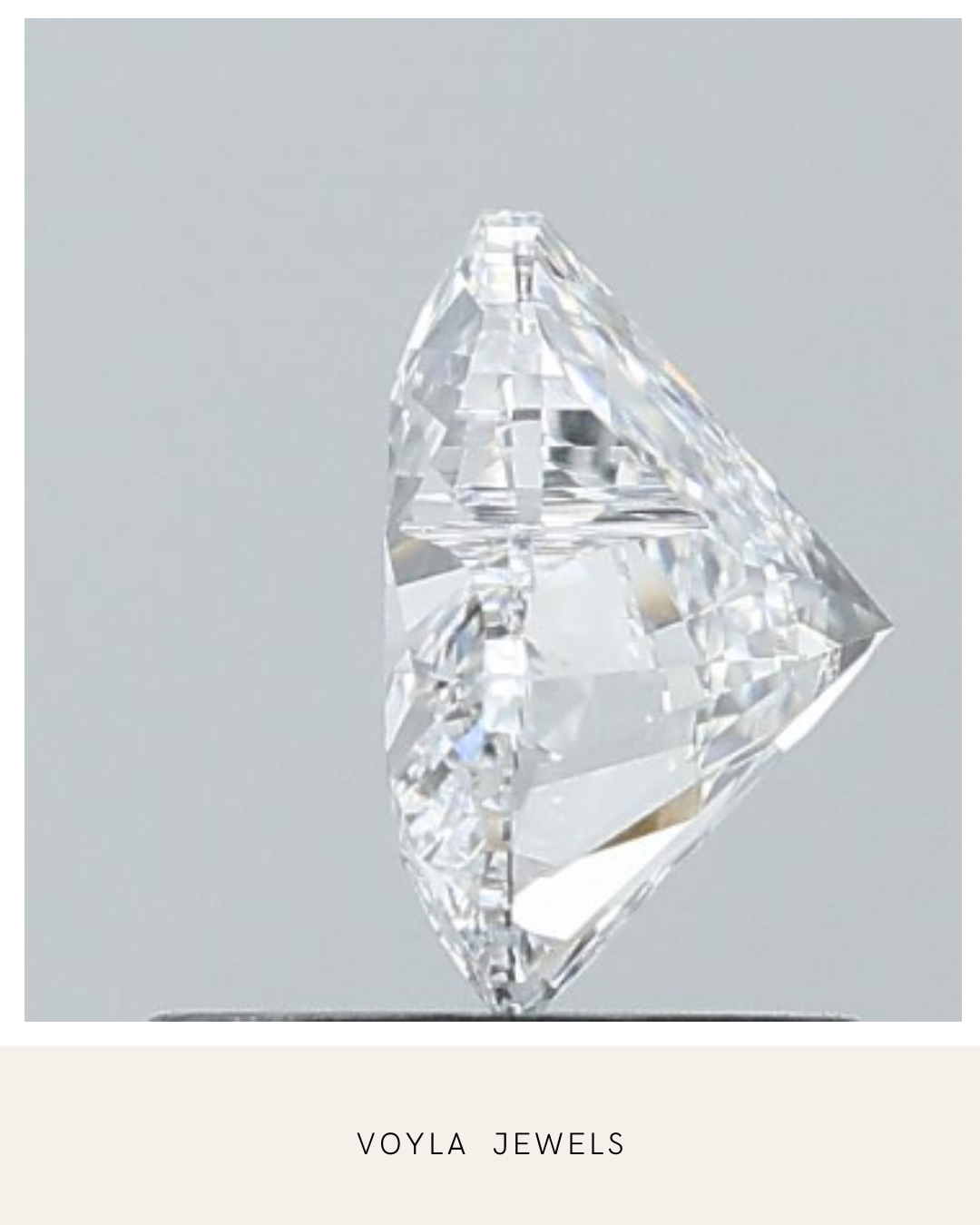 Lab Grown Heart Diamond 1.00ct D VVS1