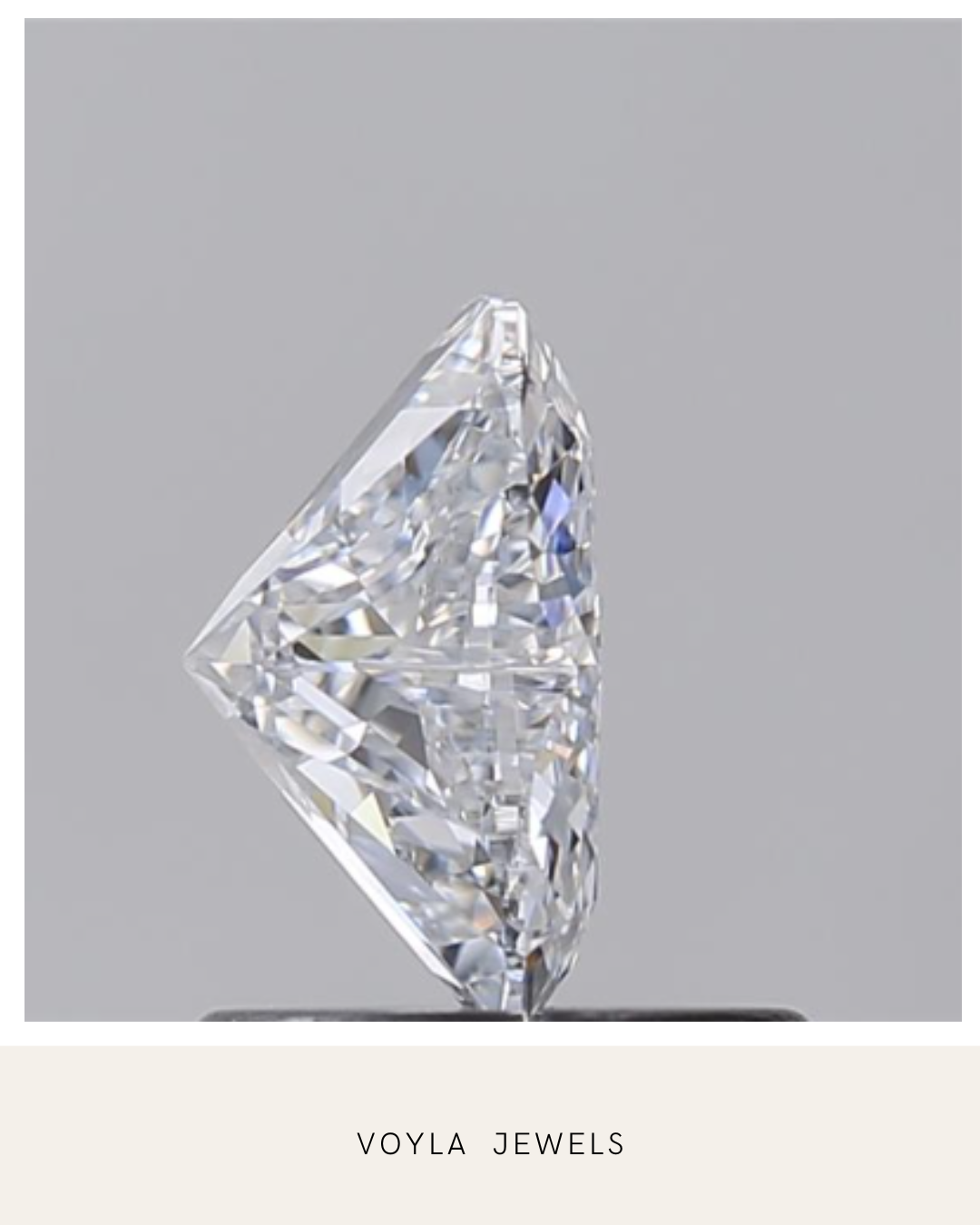 Lab Grown Heart Diamond 1.00ct D VVS2