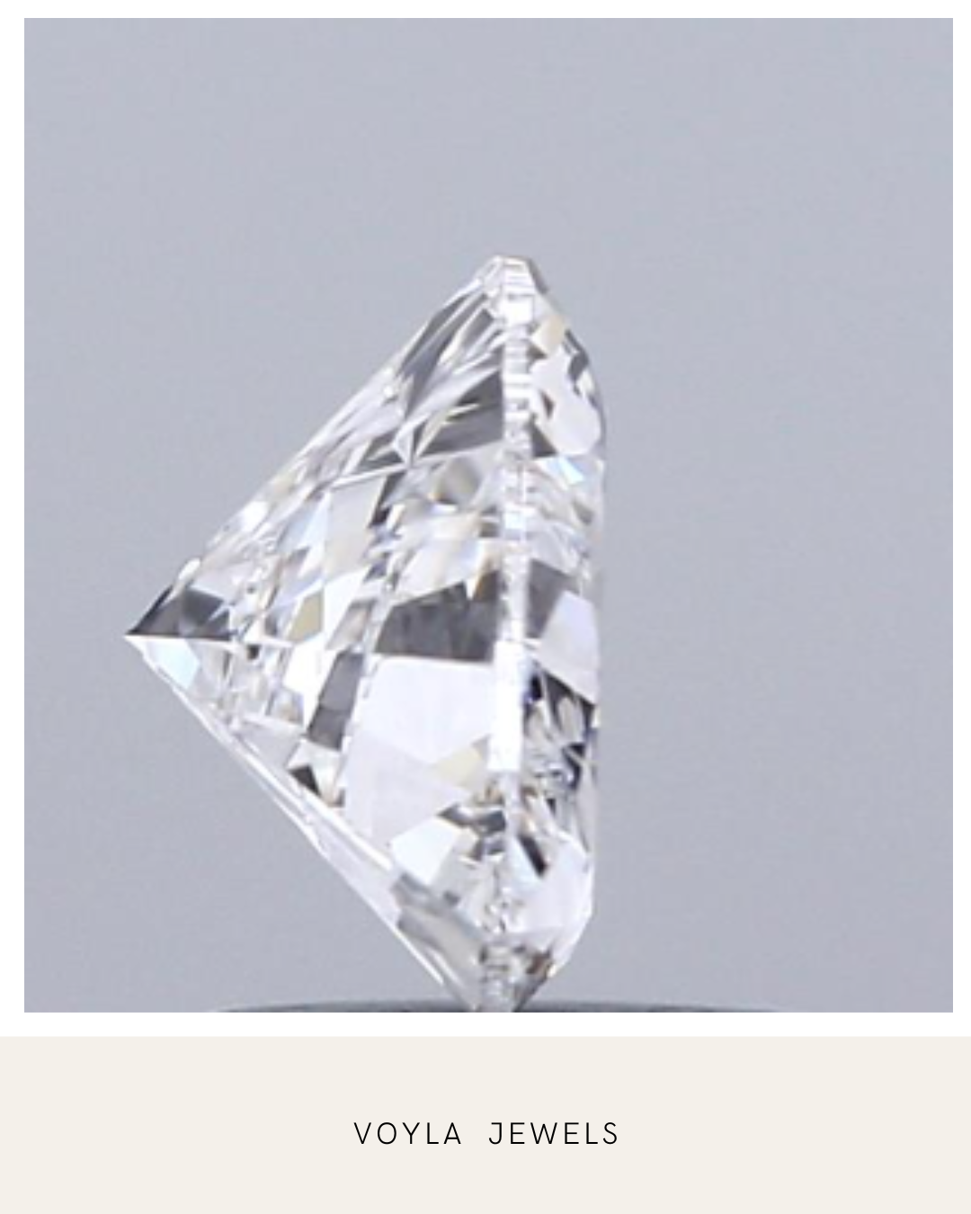 Lab Grown Heart Diamond 1.00ct E VVS2