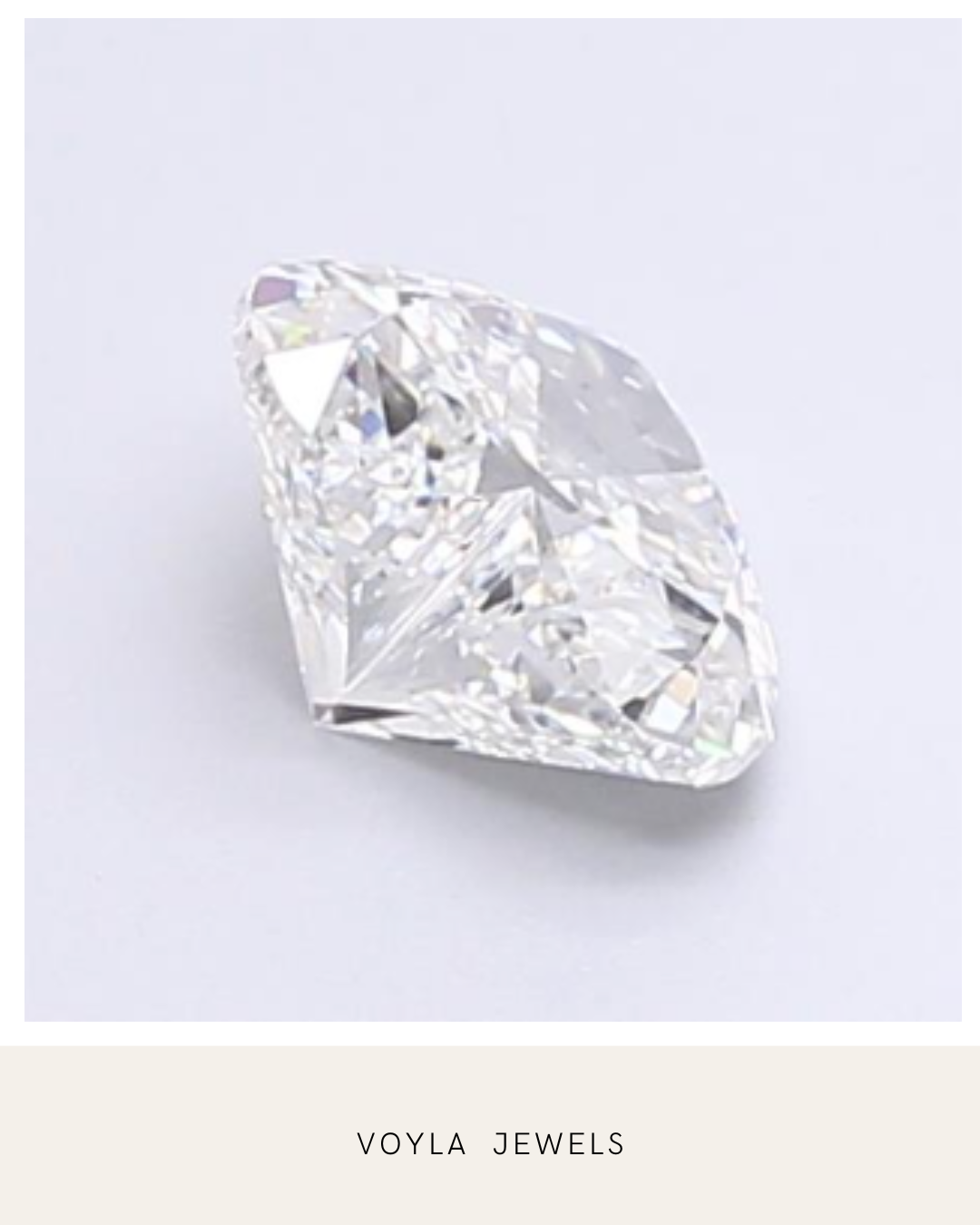 Lab Grown Heart Diamond 1.00ct F VS2