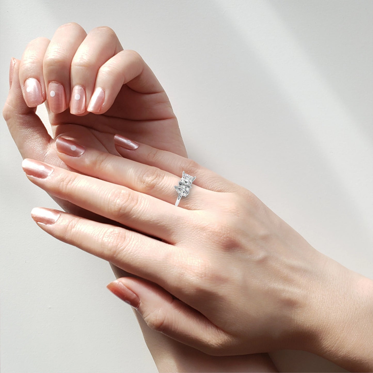 Celestial Embrace Solitaire Ring