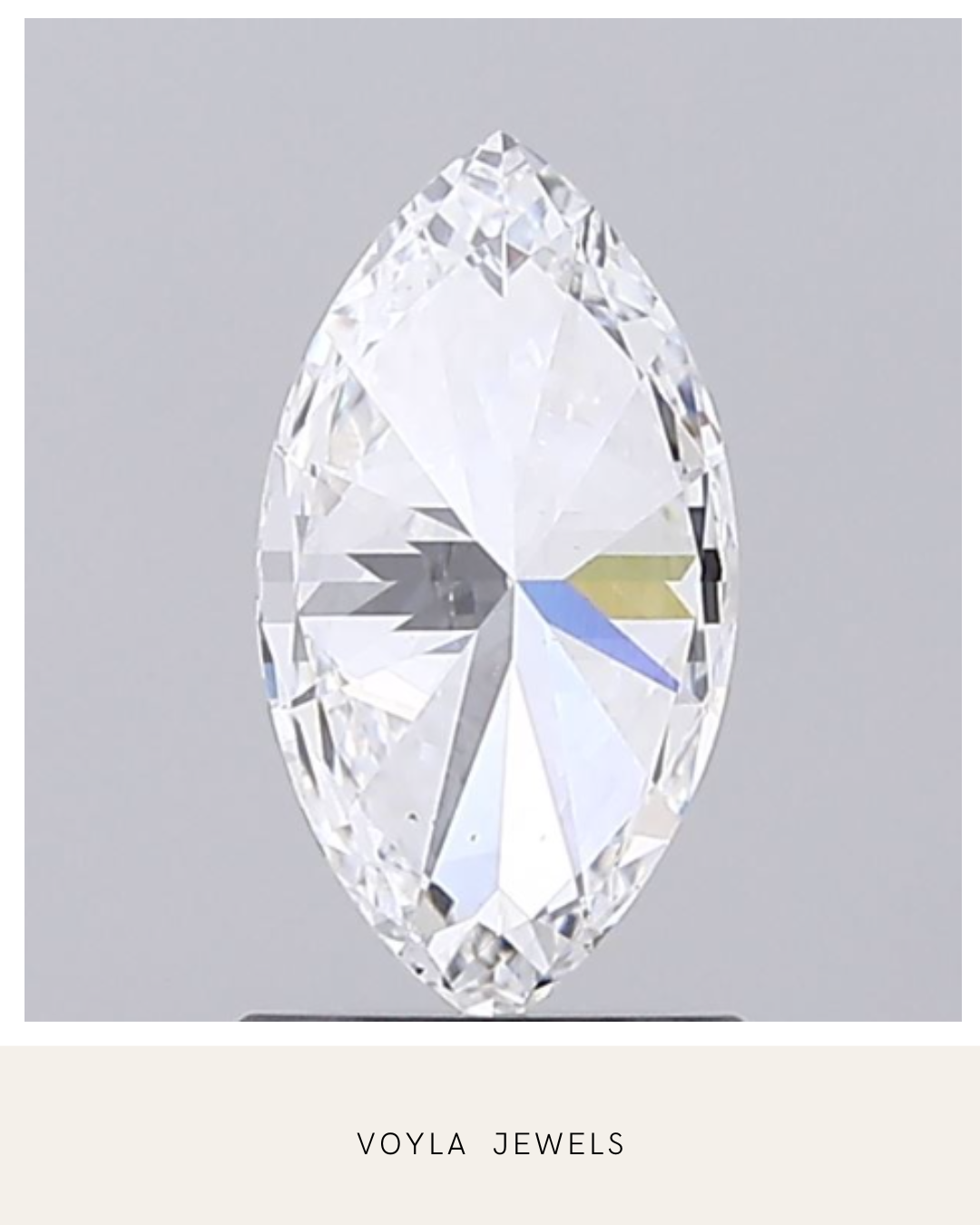 Lab Grown Marquise Diamond 1.00ct D VS1