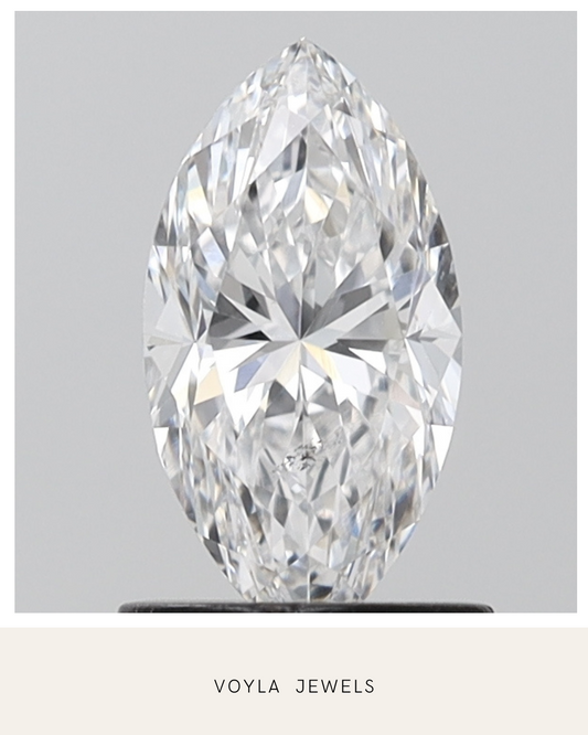 Lab Grown Marquise Diamond 1.00ct D VS2