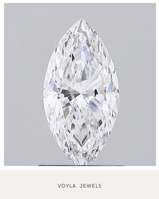 Lab Grown Marquise Diamond 1.00ct D VVS1