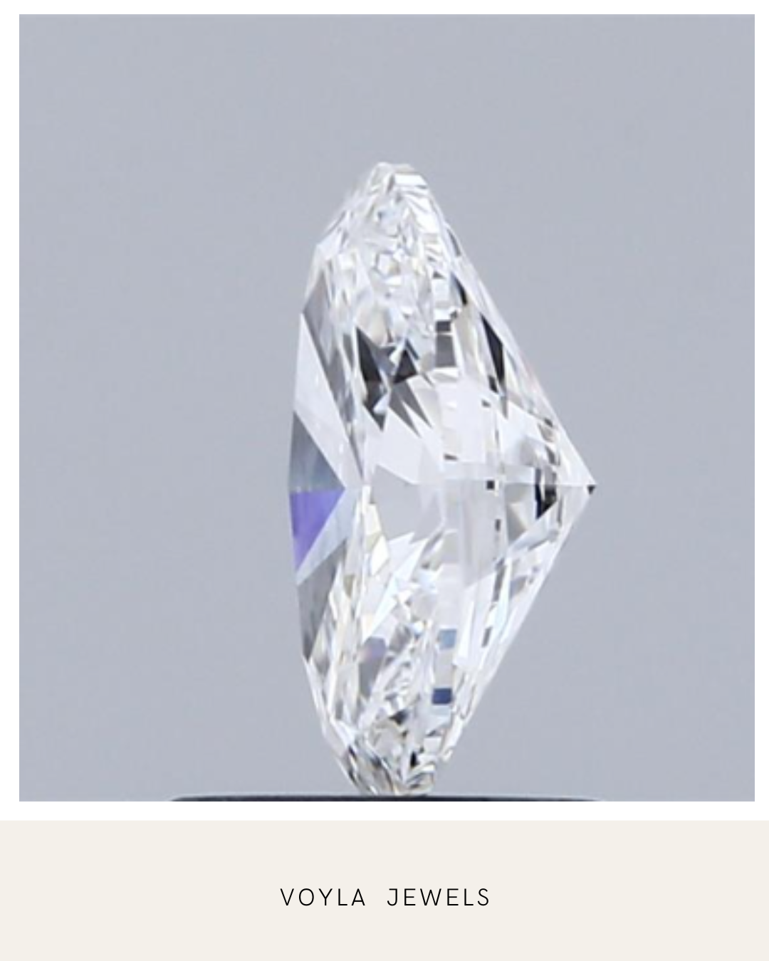 Lab Grown Oval Diamond 1.00ct E VS1
