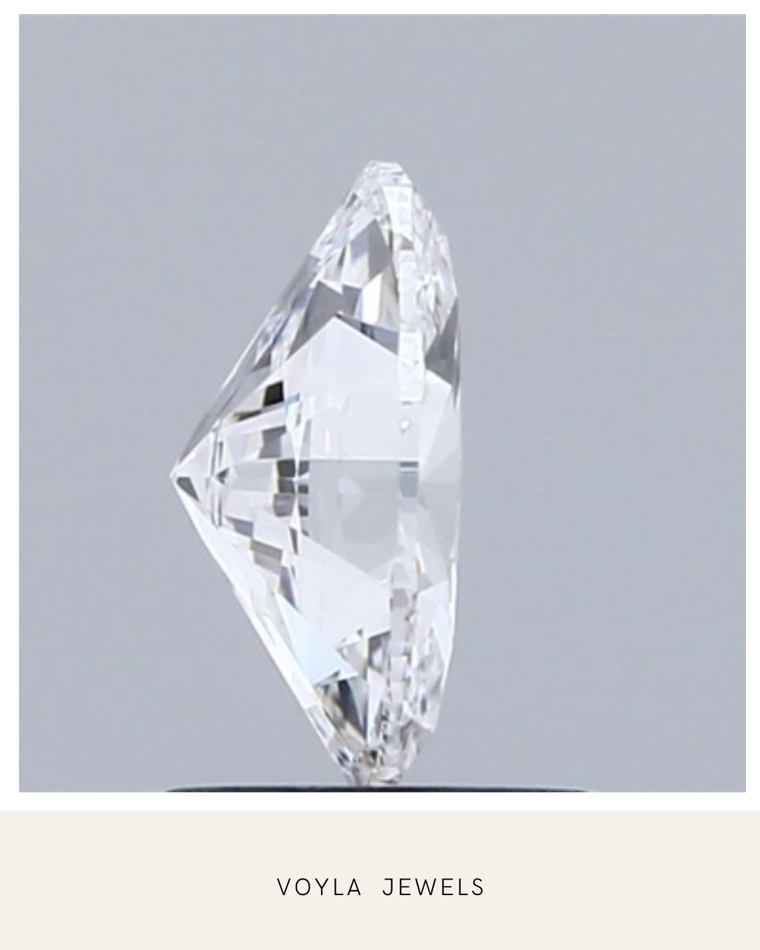Lab Grown Oval Diamond 1.00ct E VS1