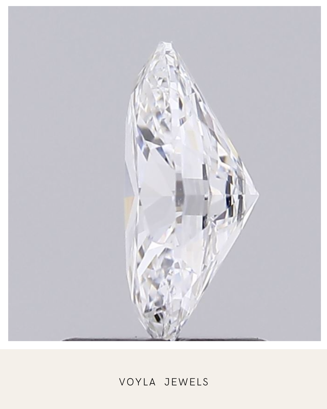 Lab Grown Oval Diamond 1.00ct E VS2