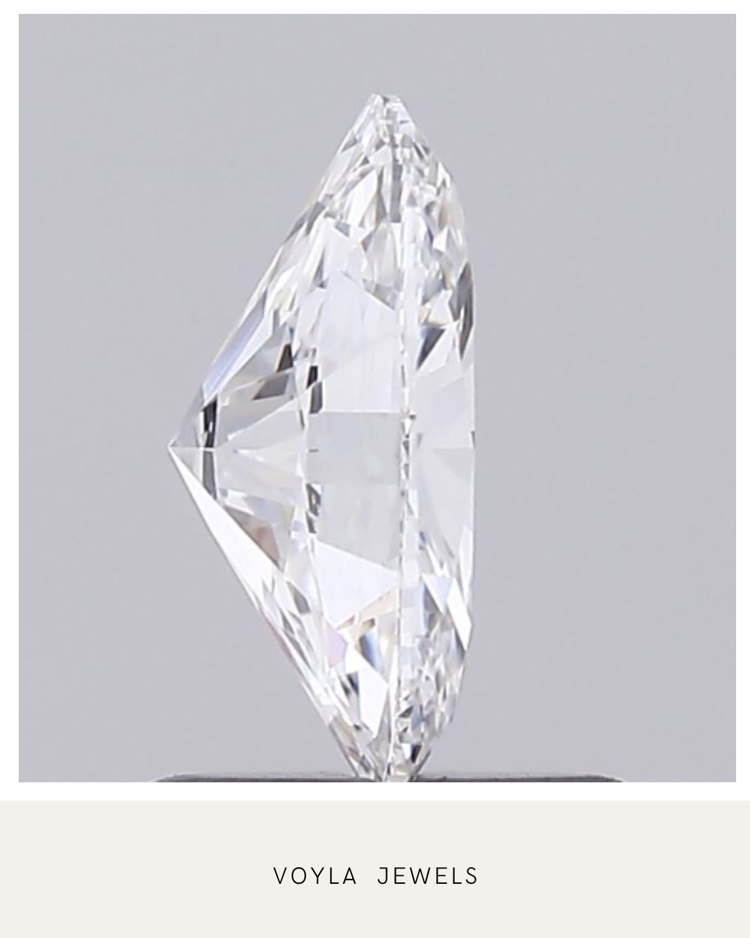 Lab Grown Oval Diamond 1.00ct E VS2