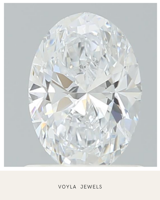 Lab Grown Oval Diamond 1.00ct E VVS1