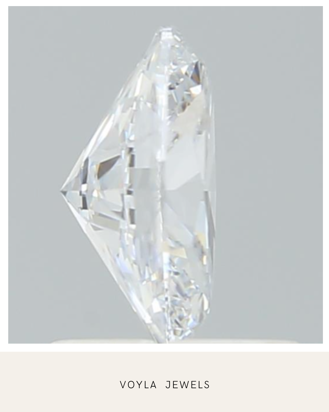 Lab Grown Oval Diamond 1.00ct E VVS1