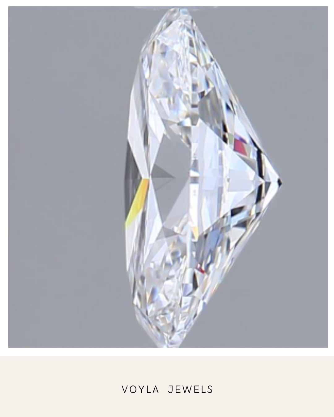 Lab Grown Oval Diamond 1.00ct E VVS2