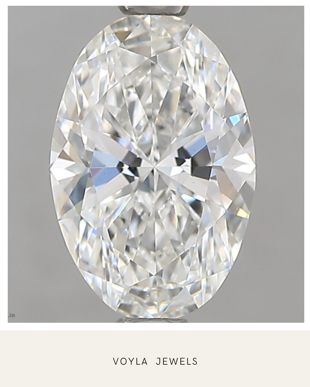Lab Grown Oval Diamond 1.00ct F VS1