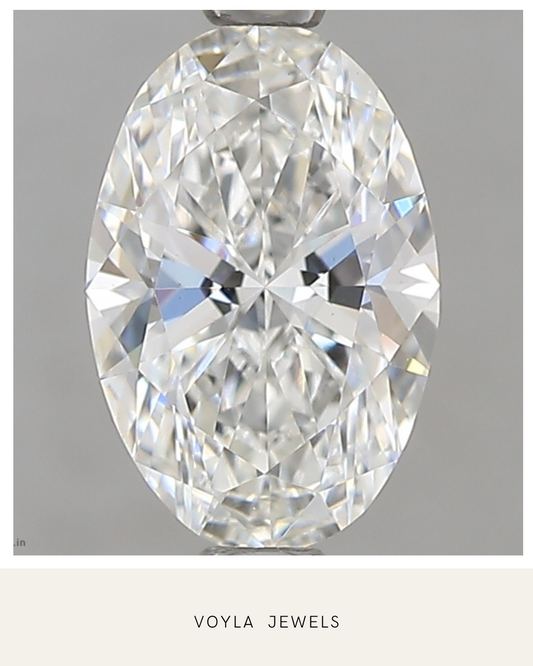 Lab Grown Oval Diamond 1.00ct F VS1