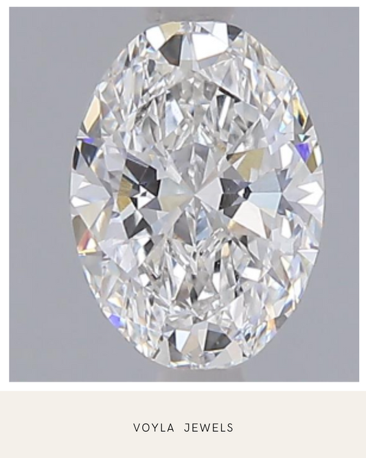 Lab Grown Oval Diamond 1.00ct F VVS1