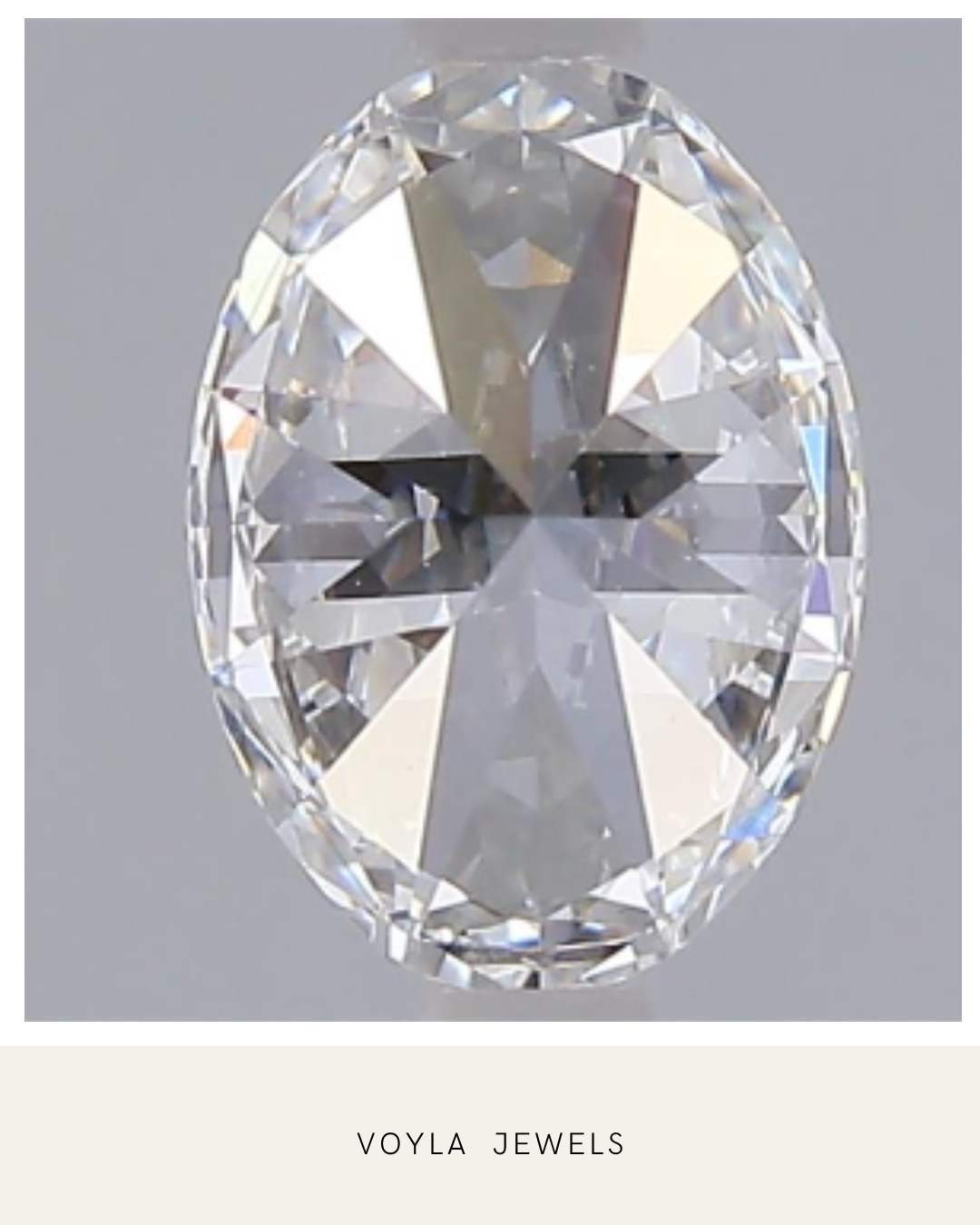 Lab Grown Oval Diamond 1.00ct F VVS1