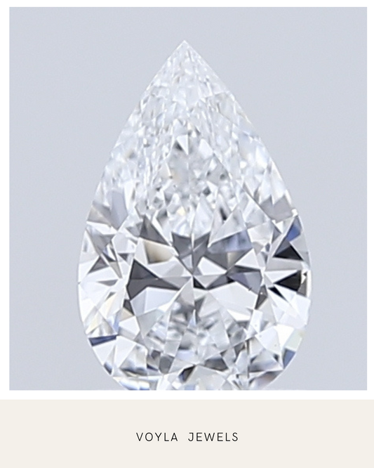 Lab Grown Pear Diamond 1.00ct E VS2