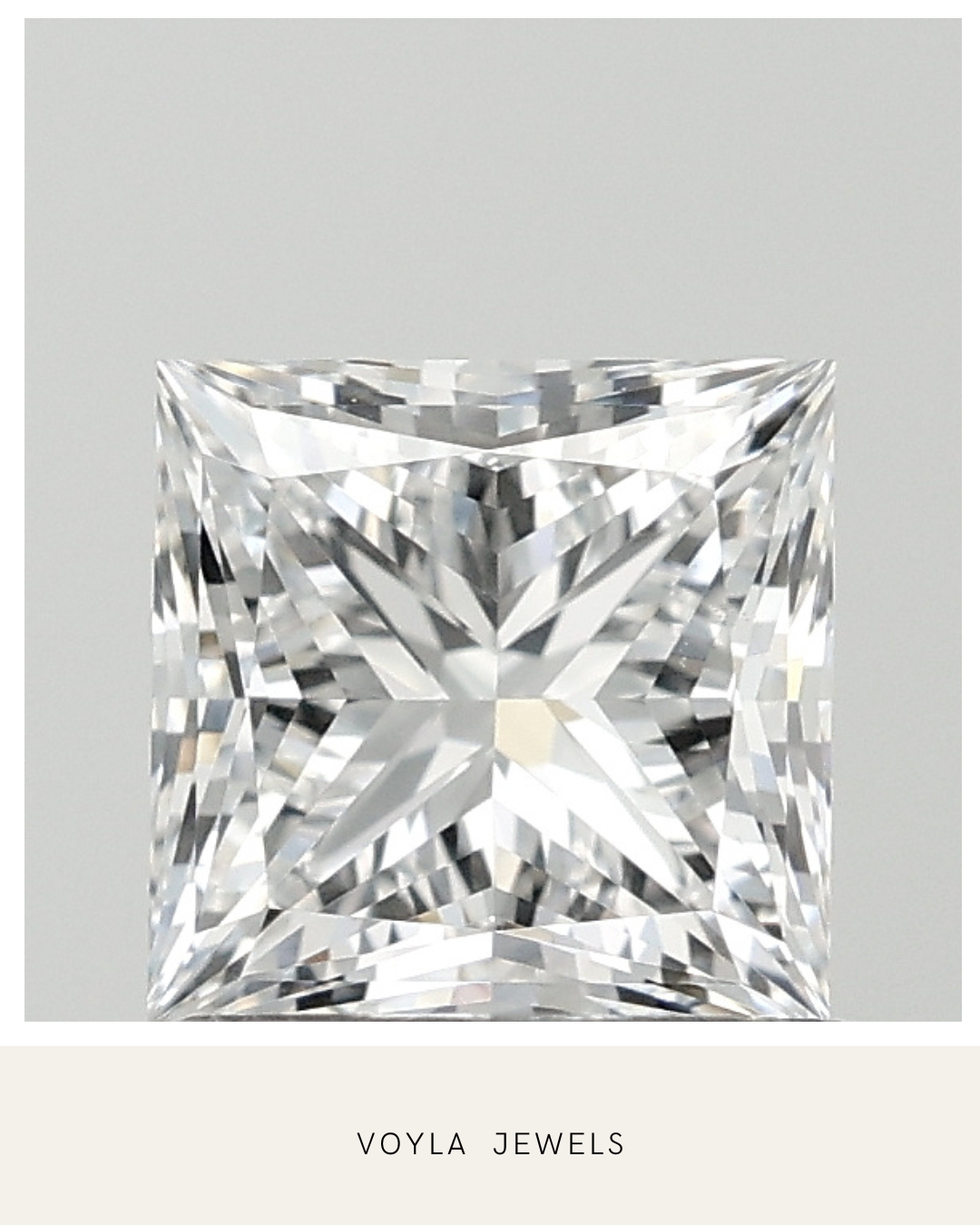 Lab Grown Princess Diamond 1.00ct E VS1