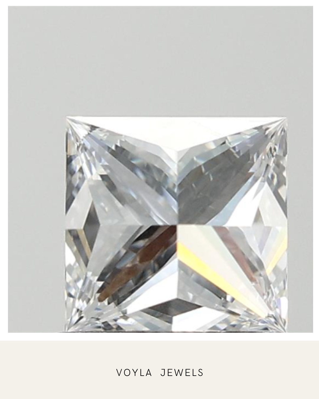 Lab Grown Princess Diamond 1.00ct E VS1