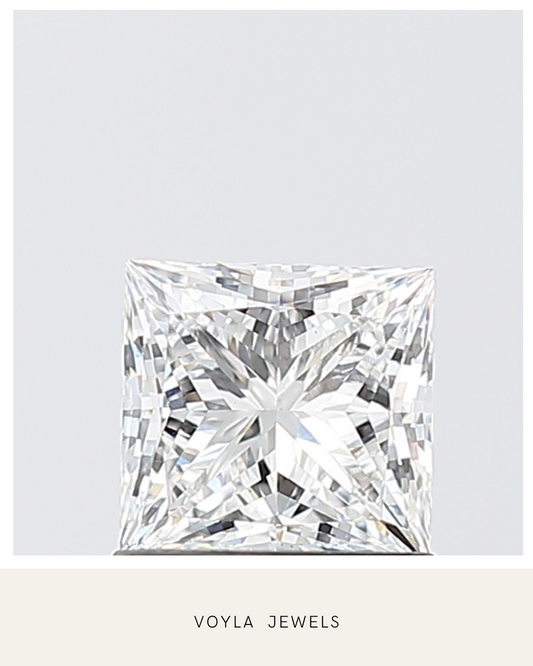 Lab Grown Princess Diamond 1.00ct D VS2