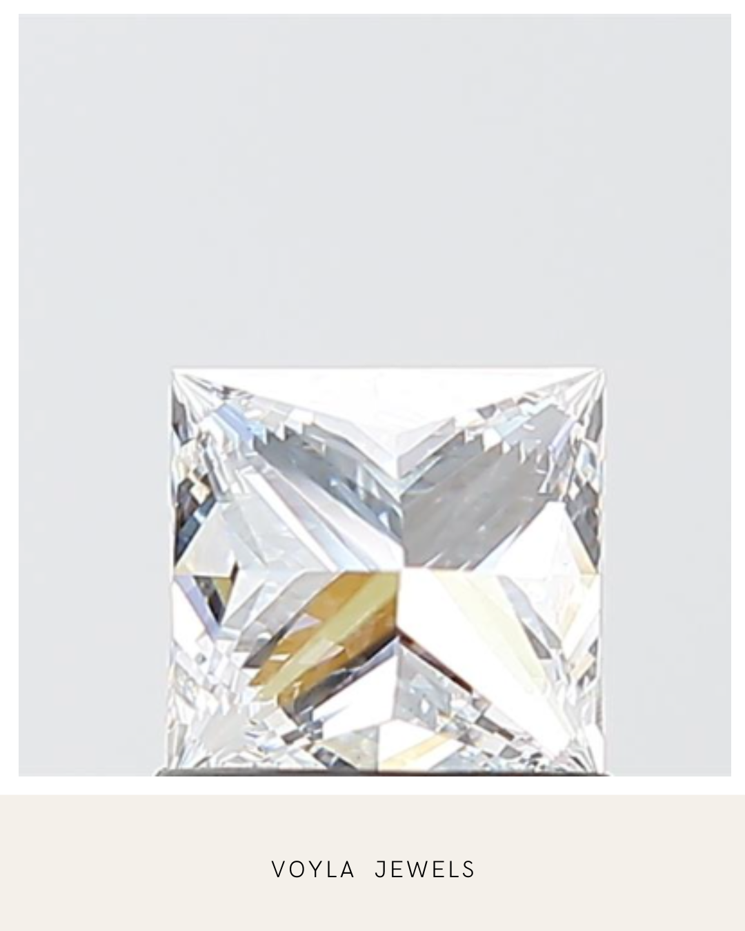 Lab Grown Princess Diamond 1.00ct D VS2