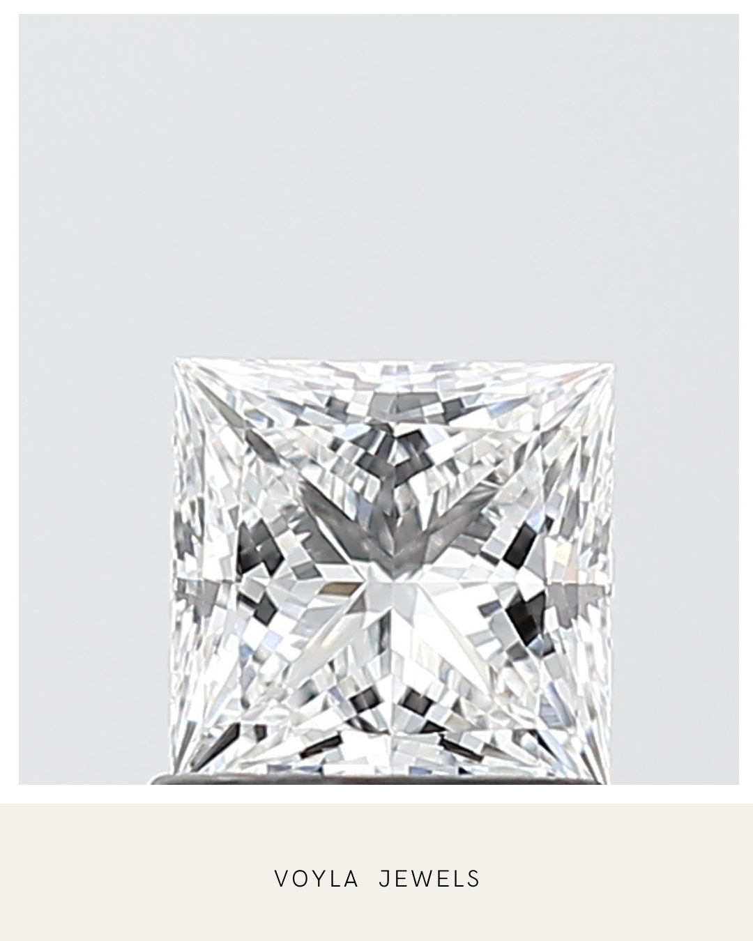 Lab Grown Princess Diamond 1.00ct D VVS1