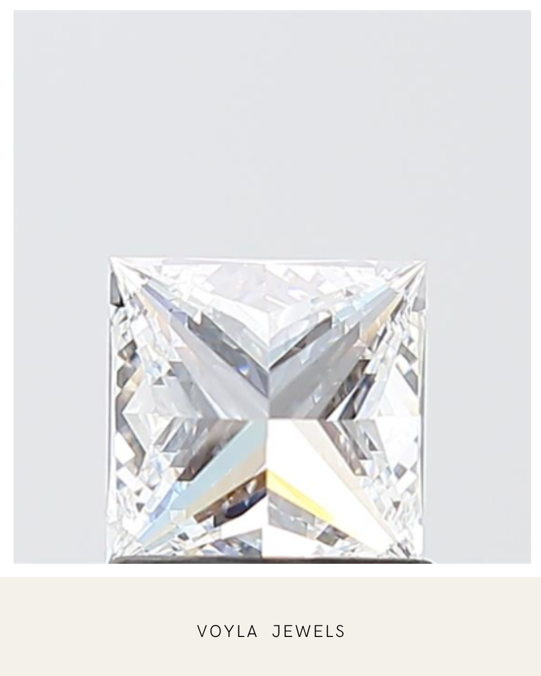 Lab Grown Princess Diamond 1.00ct D VVS1