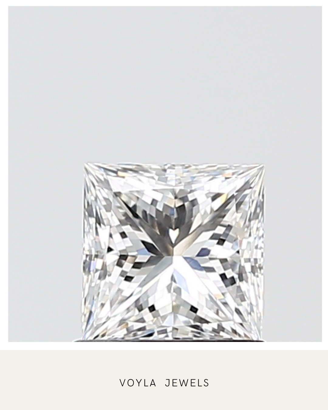 Lab Grown Princess Diamond 1.00ct E VVS2