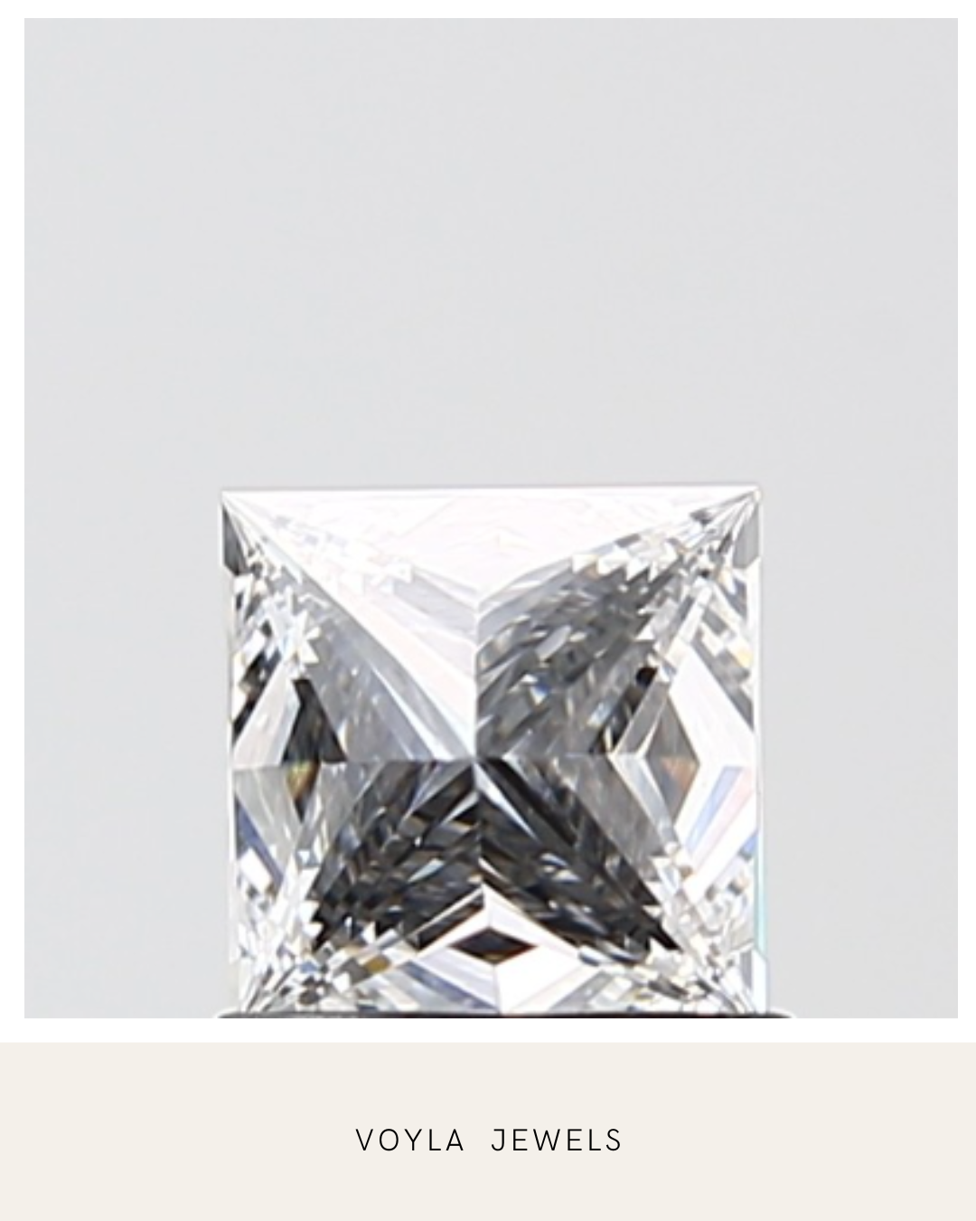 Lab Grown Princess Diamond 1.00ct E VVS2