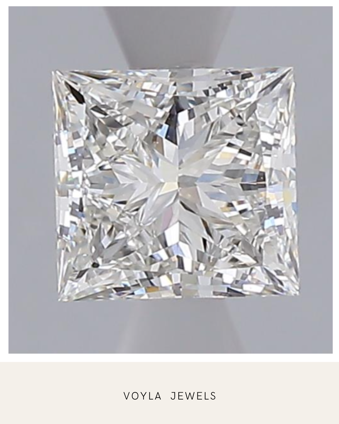 Lab Grown Princess Diamond 1.00ct F VVS1