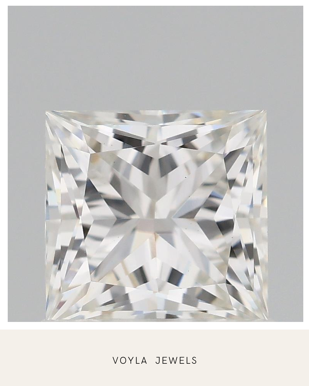 Lab Grown Princess Diamond 1.00ct F VVS2