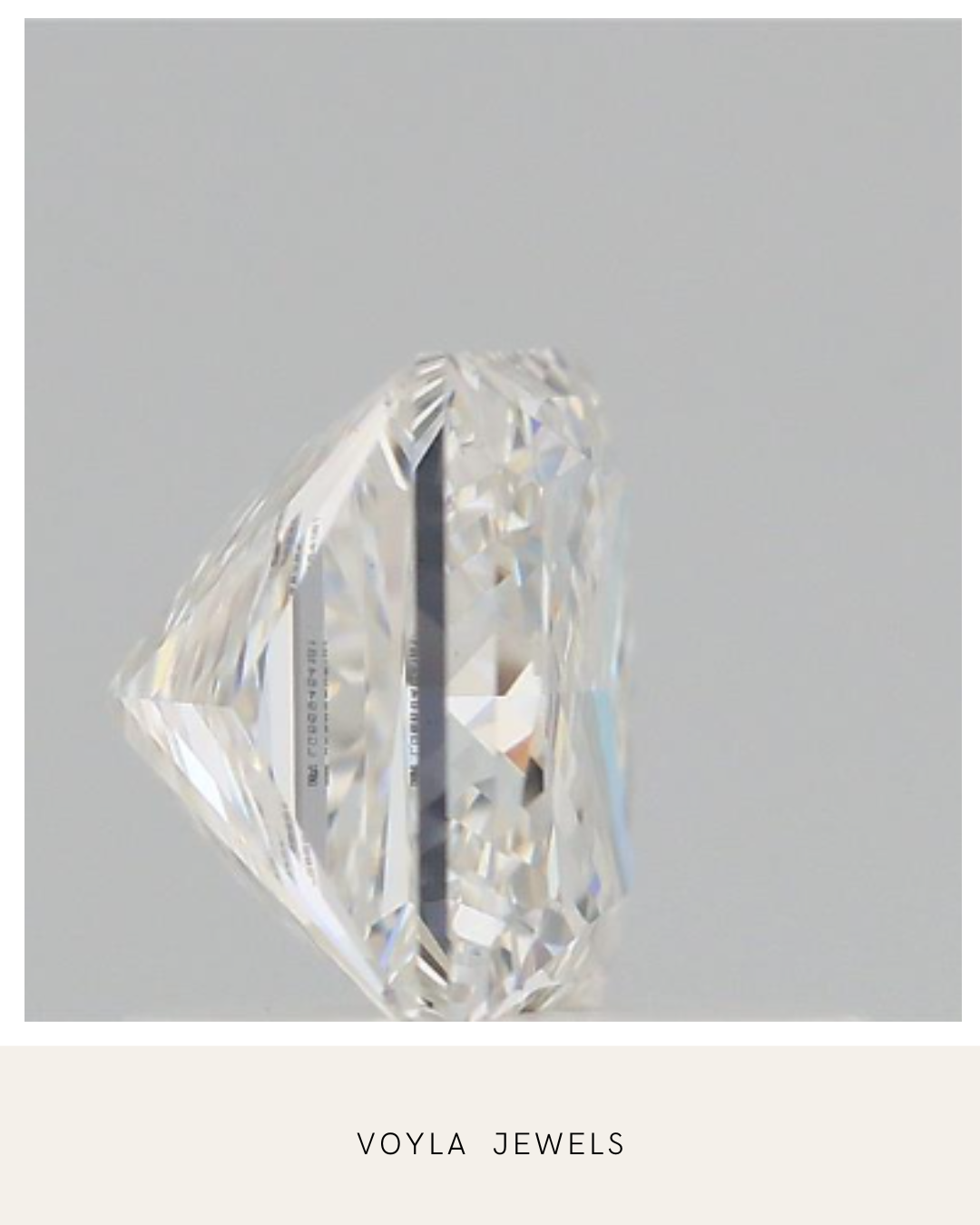 Lab Grown Princess Diamond 1.00ct F VVS2