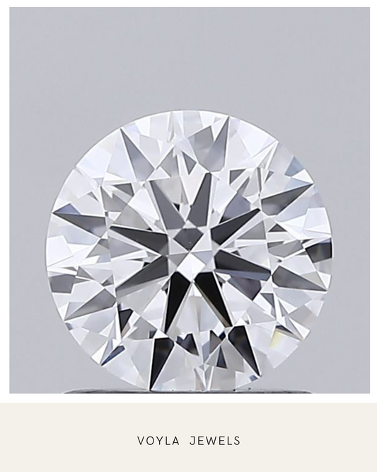 Lab Grown Round Diamond 1.00ct D VS1