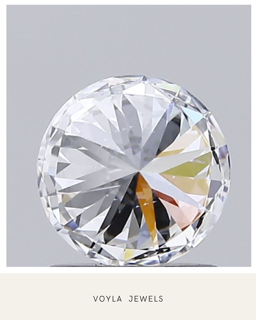 Lab Grown Round Diamond 1.00ct D VS1