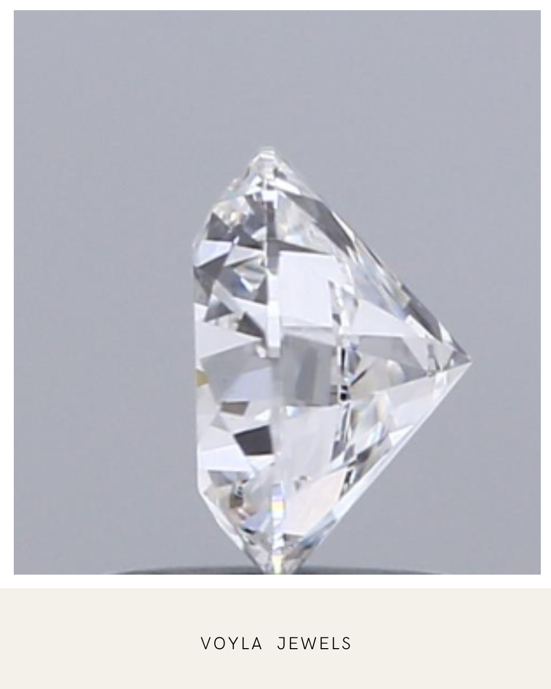 Lab Grown Round Diamond 1.00ct D VS2