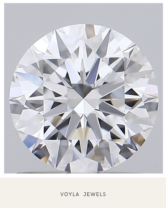 Lab Grown Round Diamond 1.00ct D VVS1