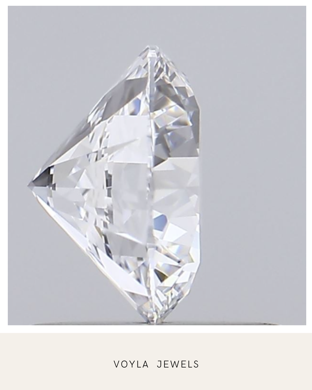 Lab Grown Round Diamond 1.00ct D VVS1