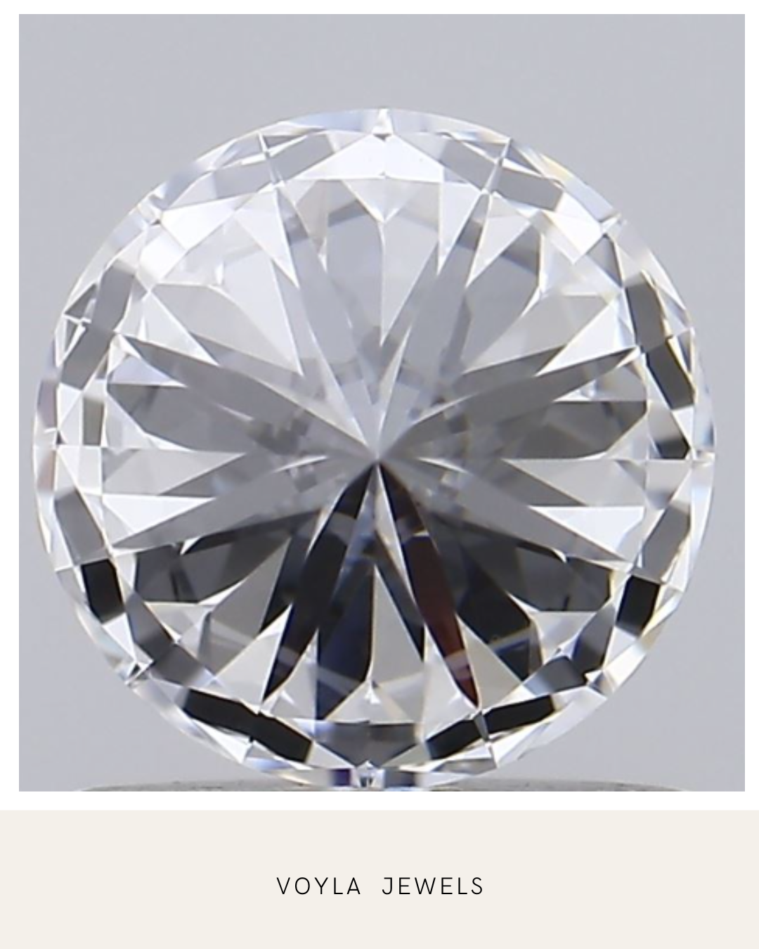 Lab Grown Round Diamond 1.00ct D VVS1
