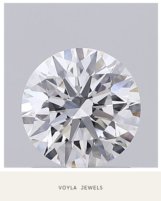 Lab Grown Round Diamond 1.00ct D VVS2