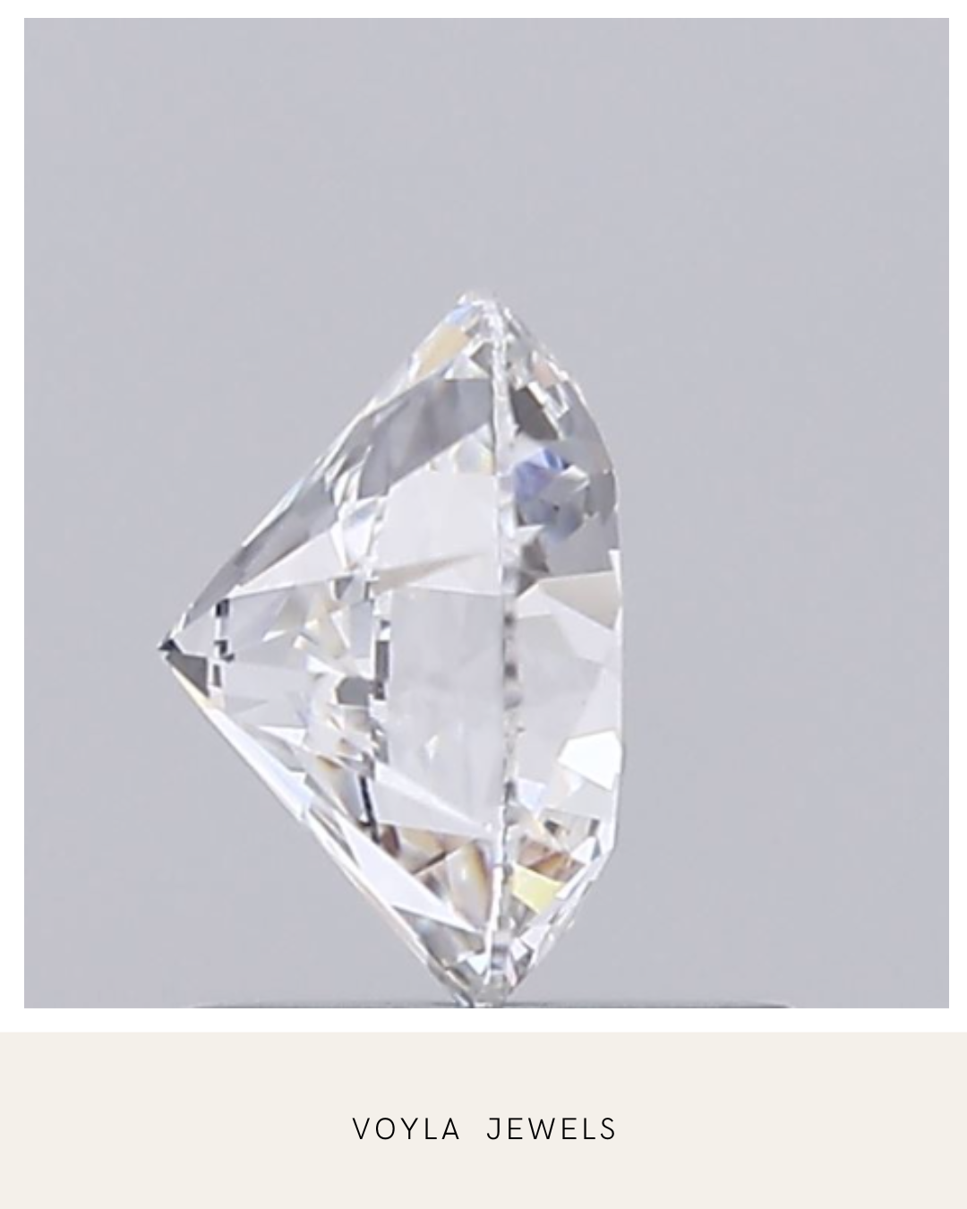 Lab Grown Round Diamond 1.00ct D VVS2