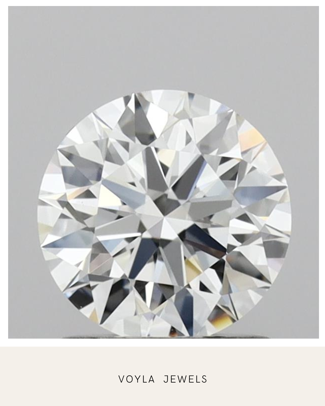 Lab Grown Round Diamond 1.00ct E IF