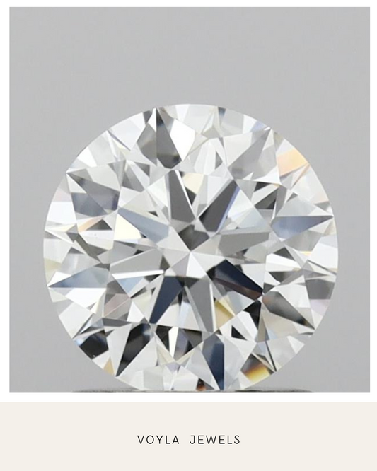 Lab Grown Round Diamond 1.00ct E IF