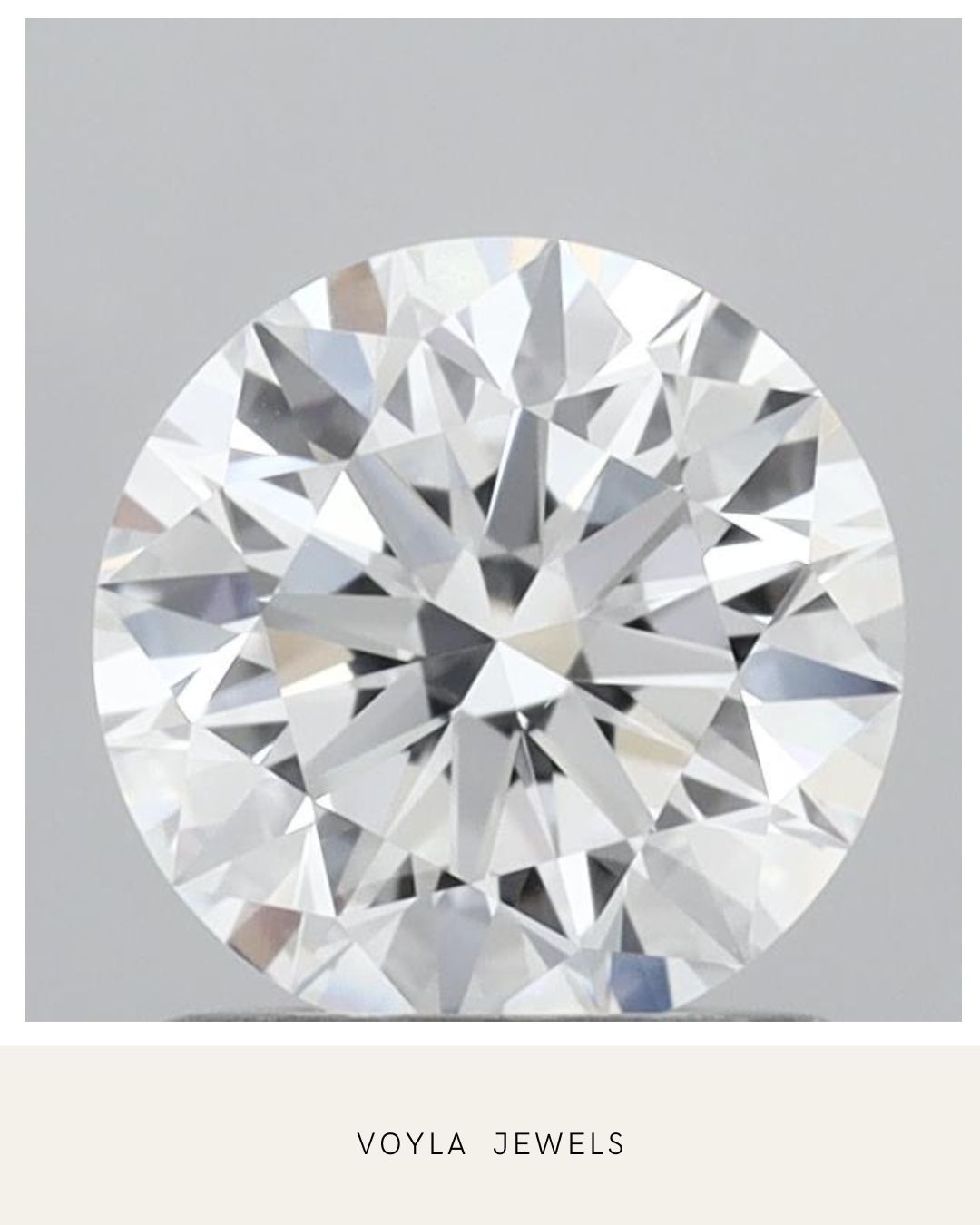 Lab Grown Round Diamond 1.00ct E VS1