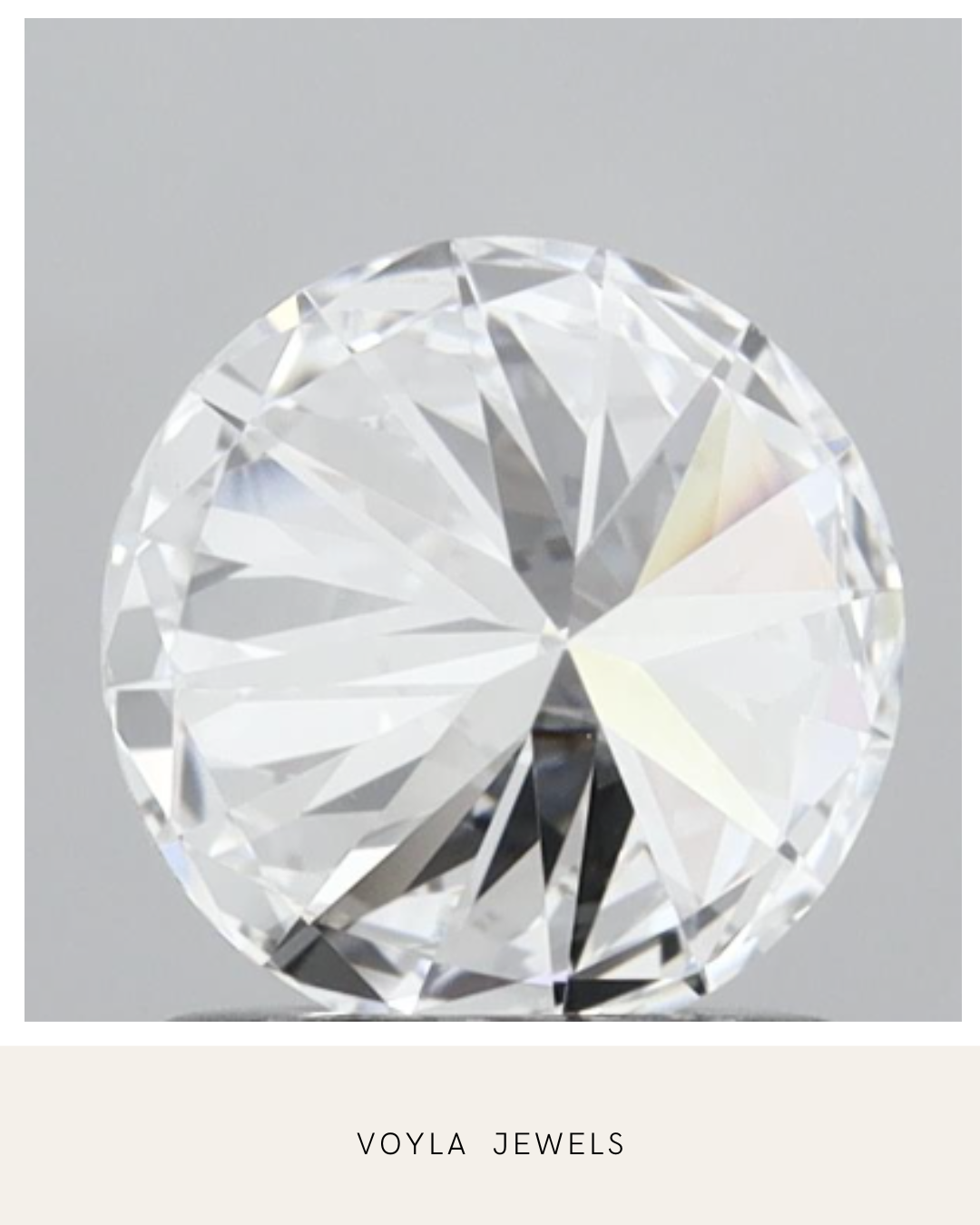 Lab Grown Round Diamond 1.00ct E VS1